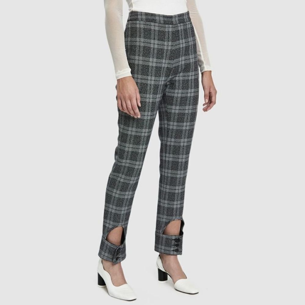 ELLERY GEHRY cutout hem slim pants size 4 BNWT